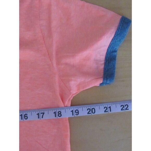 Exist Round Neck Ringer Jersey Soft Tee T-Shirt - Picture 7 of 8